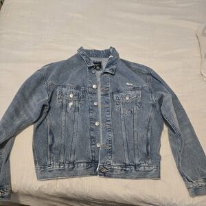 Forever 21 Men's Classic Blue Denim Jacket